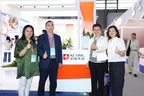 KEYING booth at China Beauty Expo (CBE), Shanghai, China