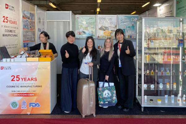 KEYING booth at Cosmoprof Worldwide Bologna, Bologna, Italy